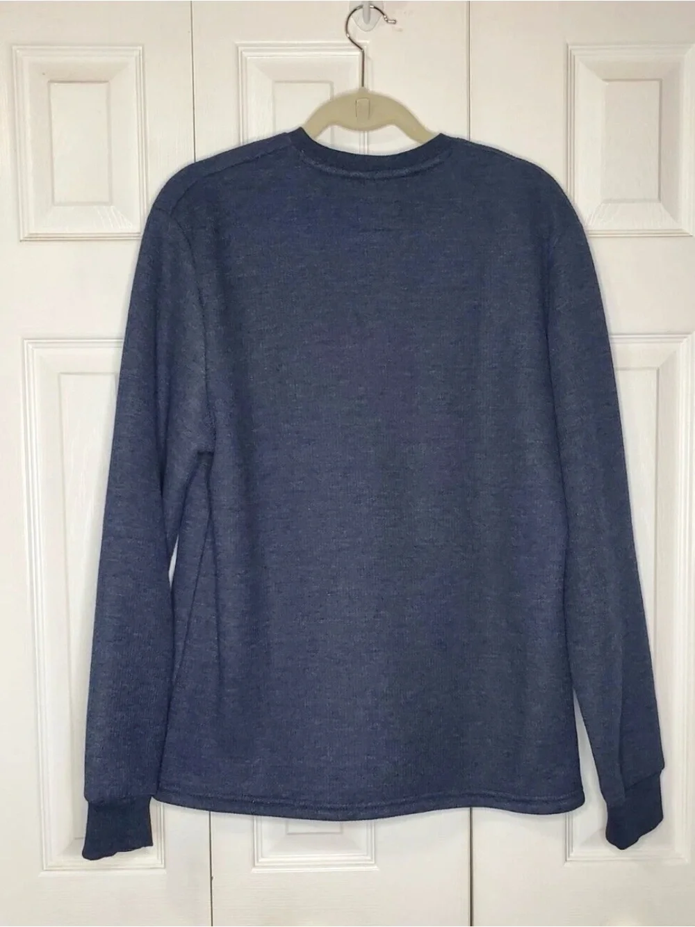 Coleman Sherpa Fleece Lined Henley Thermal  Shirt Snaps Pocket Mens XXL‎ Blue